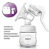 Philips Avent Komfort-Handmilchpumpe, inkl. Naturnah-Flasche, SCF330/20 transparent - 7