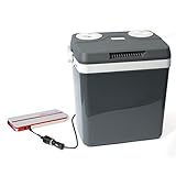 Dino KRAFTPAKET 131001 Kühlbox 12V 230V (WÄRMT & KÜHLT) HÖHE: 44cm GRÖSSE: 32-Liter (28L netto) Elektrische Kühlbox für Auto Boot Camping, A++ mit ECO-Modus - 5