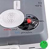 TZS First Austria - 32 Liter Kühlbox, WÄRMT und KÜHLT, thermo-Elektrische Kühlbox 12 Volt und 230 Volt, Mini-Kühlschrank | für Auto und Camping | EEK A++ - 3