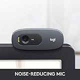 Logitech C270 HD Webcam (720p) schwarz - 3