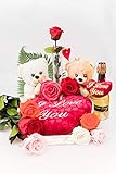 Rosen-Te-Amo Konservierte Rose Valentinstag Geschenk rote Rose - Haltbare Rose (echte Blume) über JAHRE haltbar ohne WASSER - Freundin Geschenk Frau Infinity Rose Das Geschenk zum Valentinstag - 6