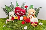 Rosen-Te-Amo Konservierte Rose Valentinstag Geschenk rote Rose - Haltbare Rose (echte Blume) über JAHRE haltbar ohne WASSER - Freundin Geschenk Frau Infinity Rose Das Geschenk zum Valentinstag - 7