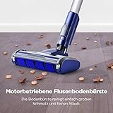 Eureka NEC 122A Power Plush Der kabelloser 2-in-1 Staubsauger mit wiederaufladbare Lithium-Ionen-Akku, Wandhalterung, Grau und Blauviolett - 3