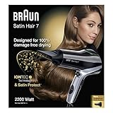 Braun Satin Hair 7 Haartrockner HD 710, mit IonTec und Satin Protect Technologie, 2200 Watt - 7