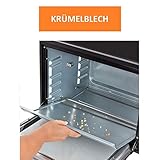 Digitaler Minibackofen mit Umluft (45 Liter) Ofenhandschuhe ✓ Rezeptheft ✓ Doppelglastür ✓ 2000W ✓ LED Display ✓ 13 Programme ✓ Drehspieß ✓ Krümelblech ✓ Timer ✓ Innenbeleuchtung - 5