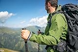 Steinwood Premium Carbon Wanderstöcke - Trekkingstöcke - verstellbar mit Teleskop und Klemmverschluss mit extra Gummipuffer und Tragebeutel - 3