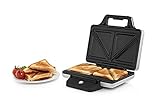 WMF LONO Sandwichtoaster, Sandwichmaker, für 2 Standard- oder XXL-Toasts, 2-stufige Höhenanpassung für mehr Füllung, cromargan matt/silber [Energieklasse A-C] - 7