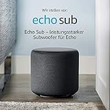 Echo Sub – leistungsstarker Subwoofer für Echo – Erfordert ein kompatibles Echo-Gerät - 2