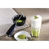 Xavax Milchaufschäumer Milchicopter (extra starker Motor mit 14.000 U/min, Spezialspirale, leichte Reinigung, Milk Frother, Matcha-Besen) schwarz - 5