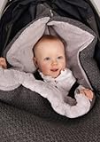 Baby's Only 164421 Fußsack Kinderwagen Buggy gestrickt Robust Korn, Baby Rosa - 4