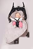 Baby's Only 164421 Fußsack Kinderwagen Buggy gestrickt Robust Korn, Baby Rosa - 5