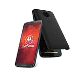 Motorola moto z3 play Smartphone BUNDLE (6 Zoll) + moto Power Pack + moto Style Shell – Black Leather, 4 GB RAM/64 GB, Android Deep Indigo [Exklusiv Bei Amazon] - 3