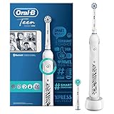 Oral-B Teen Elektrische Zahnbürste, für Teenager ab 12 Jahren, mit visueller Andruckkontrolle, weiß - 2