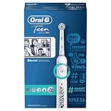 Oral-B Teen Elektrische Zahnbürste, für Teenager ab 12 Jahren, mit visueller Andruckkontrolle, weiß - 13