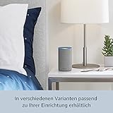 Amazon Echo, Zertifiziert und generalüberholt, (2. Generation), Anthrazit Stoff - 5