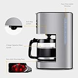 Kaffeemaschine KYG Filter-Kaffeemaschine mit Timer-Funktion 1,8 Liter Glaskanne 1000 Watt schwarz/edelstahl MEHRWEG - 4