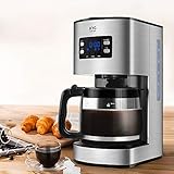 Kaffeemaschine KYG Filter-Kaffeemaschine mit Timer-Funktion 1,8 Liter Glaskanne 1000 Watt schwarz/edelstahl MEHRWEG - 9