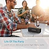 Anker SoundCore 2 Bluetooth Lautsprecher mit Dual Treiber Bass, 24h Spielzeit, 20m Reichweite, Upgraded IPX7 Wasserfest mit Eingebauten Mikrofon, Kabelloser Lautsprecher für iPhone, Samsung usw. - 3