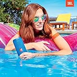 JBL Flip 4 Bluetooth Box in Schwarz - Wasserdichter, tragbarer Lautsprecher mit Freisprechfunktion & Sprachassistent - Bis zu 12 Stunden Wireless Streaming mit nur einer Akku-Ladung - 6