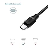 AUKEY USB C Kabel auf USB 3.0 A ( 1m x 3 ) Lebenslange Garantie USB 3.1 Datenkabel Ladekabel für Typ C Geräte wie Samsung Galaxy Note 9 / S9+ / S9 / S8+ / S8, MacBook Pro 2016, HUAWEI P10 usw. - Schwarz - 3