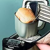 Panasonic Brotbackautomat mit 2 Knethaken SD-ZB2512KXE (Brotbackmaschine, 33 Backprogramme, Brotbackautomat glutenfrei, Bread Maker, Edelstahl) - 6