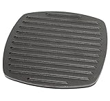 Druckdeckel Presse aus Gusseisen, für Grill-Pfanne Fleischpresse 21x21 cm, 10242 - 2