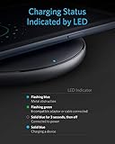 Anker PowerWave Wireless Charger Ladepad, Kabelloses 10W Ladegerät, Qi-Zertifiziert, Kompatibel mit iphone 11/11 Pro/11 Pro max/XR/XS/X/8,10W Schnellladungen, Samsung Galaxy S10/S9 / S9+ /S8/S8+ usw. - 6