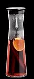 Bohemia Cristal 093 006 103 SIMAX Karaffe ca. 1100 ml aus hitzebeständigem Borosilikatglas mit praktischem Ausgießer aus Edelstahl 