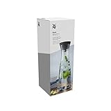 WMF Basic Wasserkaraffe, 1,5l, Höhe 32,7 cm, Glas-Karaffe, Silikondeckel, CloseUp-Verschluss - 12