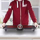 Duronic GP20 Tischgrill |Elektrogrill | Grillplatte | 52 x 27 cm Grillfläche | 2000 Watt | Antihaftbeschichtung | Thermostat | elektrisch| abnehmbarer Auffangbehälter | Kochen ohne Fett - 3