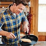 Tefal H80519 Jamie Oliver Edelstahl Wokpfanne Wok 28 cm, Induktion Pfanne mit Antihaftbeschichtung, Bratpfanne auch für Induktionsherd, Nachfolgemodell, inkl. Pfannenwender + Pfannenschoner - 6