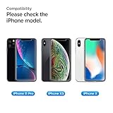 Spigen, 2 Stück, Panzerglasfolie kompatibel mit iPhone 11 Pro, iPhone XS/X, Glas.tR EZ Fit, Schablone für Installation, Hüllenfreundlich, 9H gehärtes Glas, Schutzfolie für iPhone 11 Pro (063GL25358) - 3