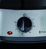 Russell Hobbs Dampfgarer 9,0l (60 Minuten Timer + Abschaltautomatik), 3 spülmaschinengeeignete Dampfgarbehälter + Reisschale + 6 Eierhalter, BPA-frei, Dampfkocher Cook@Home 19270-56 - 4