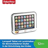 Fisher-Price CDG57 - Lernspaß Tablet, Kindertablet und Lernspielzeug mit mitwachsenden Spielstufen, grau, Kinder Spielzeug ab 1 Jahr, deutschsprachig - 2