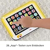 Fisher-Price CDG57 - Lernspaß Tablet, Kindertablet und Lernspielzeug mit mitwachsenden Spielstufen, grau, Kinder Spielzeug ab 1 Jahr, deutschsprachig - 3