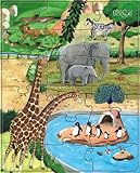 Haba 4960 - Puzzles Tiere, Kinderpuzzles ab 3 Jahren, mit 3 tollen Puzzle-Motive in einer Schachtel - 3